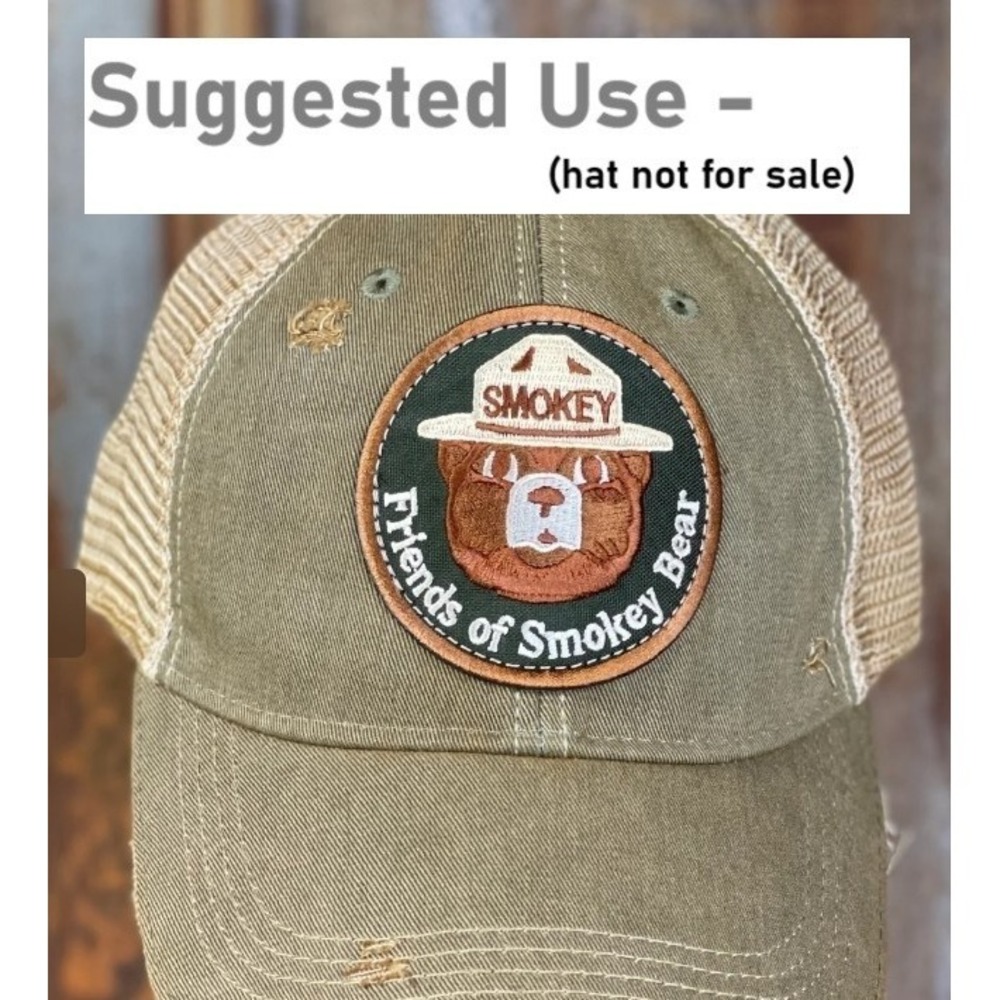 Official Friends of SMOKEY BEAR Embroidered US Forest Service Iron on patch - Picture 4 of 6